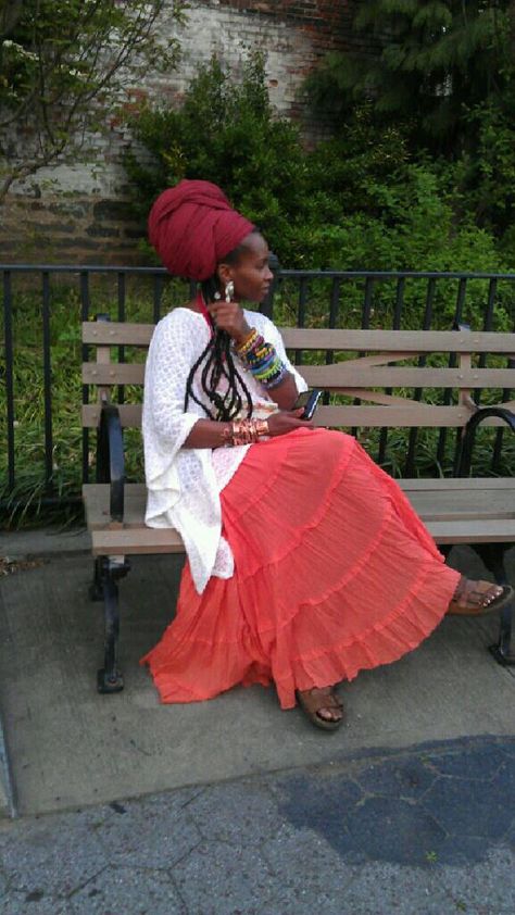 This is very boho.... Hippie Style Headwrap, Rastafarian Women Aesthetic, Bohemian Wrap Headscarf, Black Woman Hair Wrap Head Scarfs, Bohemian Cotton Headwrap, One Size Fits Most, Bohemian Style One-size Headwrap, Rastafarian Culture, African Head Wraps, Earthy Outfits