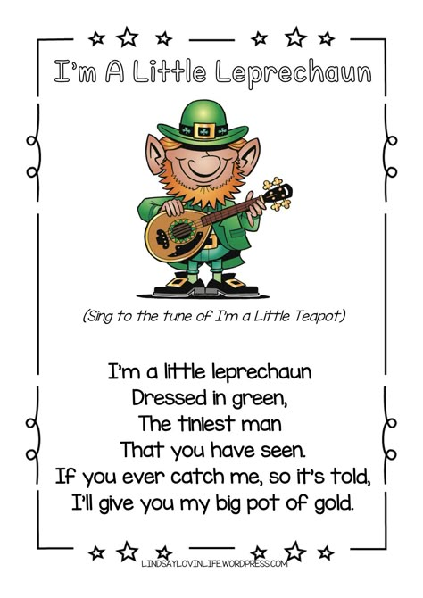 Leprechaun Songs For Preschool, Saint Patricks Day Songs Preschool, March Preschool Songs, 5 Little Leprechauns Song, St Patrick's Day Songs For Toddlers, Leprechaun Story For Preschool, St Patricks Day Lesson Plan For Toddlers, St Patrick’s Day Songs Preschool, Saint Patrick's Day Preschool