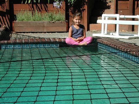 Baby Proof Pool Safety Systems Babyproof House, Safety Pool Fence Ideas, Pool Safety Net, Pool With Safety Fence, Pool Safety Fence, Swimming Pool Safety, Mesh Fencing, Pool Safety, Water Safety