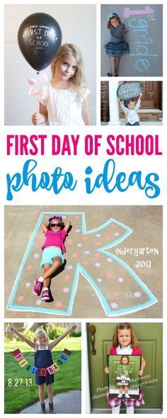 First Day of School Photo Ideas Pinterest School Photo Ideas, First Day Of School Photo, First Day Of School Pictures, Back To School Pictures, First Day School, Back To School Hacks, School Photo, Starting School, Kindergarten First Day