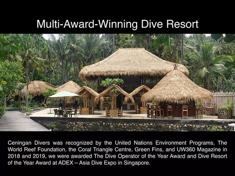 The challenges of building a sustainable eco resort | PPT Beach Architecture, Sands Singapore, Healing Center, Eco Resort, Ocean Day, Resort Design, Marine Conservation, Architecture Poster, Oceans Of The World