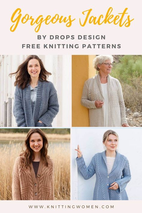 Coatigan Knitting Pattern, Knit Jacket Pattern Women, Knitted Jackets Women Pattern Free, Knitted Jackets Women Pattern, Free Cardigan Knitting Patterns Women, Free Knitting Patterns For Women Cardigan, 4ply Knitting Patterns Free Ladies Cardigans, Women’s Knitted Cardigan Patterns, Free Knitting Patterns For Women Cardigan Jackets Drops Design