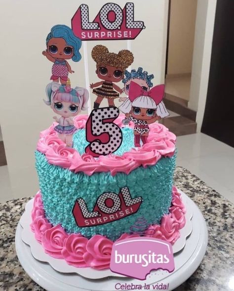 13 Cute LOL Dolls Cake Ideas (Gotta Have That Perfect Birthday!) Surprise Birthday Cake, Lol Doll Cake, Suprise Birthday, Doll Birthday Cake, 7th Birthday Cakes, 6th Birthday Cakes, 5th Birthday Cake, Surprise Cake, Funny Birthday Cakes