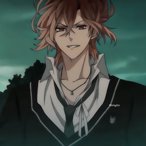 Diabolik Lovers Yuma Mukami, Diabolik Lovers Yuma, Yuma Mukami, Mukami Brothers, Ruki Mukami, Brown Hair Men, Aesthetic Blue, Diabolik Lovers, Diabolik