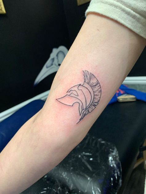 Troy Tattoo Achilles, Athena Helmet Tattoo, Lyre Tattoo Achilles, Achilles Helmet Tattoo, The Iliad Tattoo, Achille Tattoo, Achilles Tattoo Greek, Tsoa Tatoos, Achilles Tattoo Design