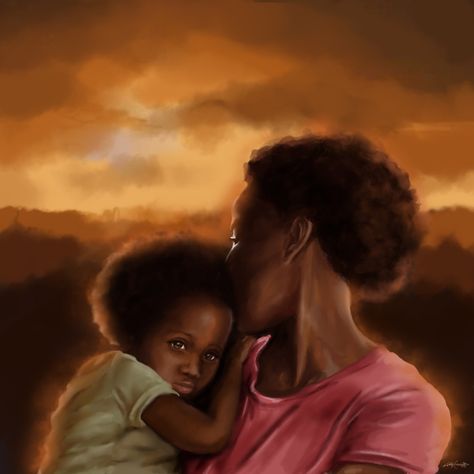 Black Panther Storm, Soulful Art, African Artwork, Dance Art, Mother And Daughter, African American Art, Black Power, Caricatures, Black Kids