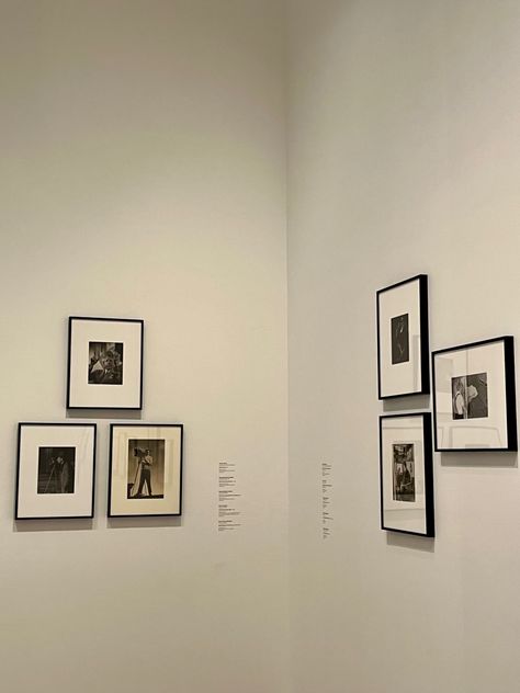 A white corner of a room. With three black and white photos on each wall.  Positioned in a triangle Lacma Museum, Studying Business, City Ideas, Photo Collage, Vision Board, Gallery Wall, Flooring, Collage, Quick Saves