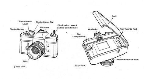 Photo 1 Fall Final Review: Film Camera Parts Diagram | Quizlet Camera Drawing Sketches, Camera Drawing Simple, Film Drawing, Camera Sketch, Praxis Study, Review Film, Start Studying, Mirror Camera, Learn Vocabulary