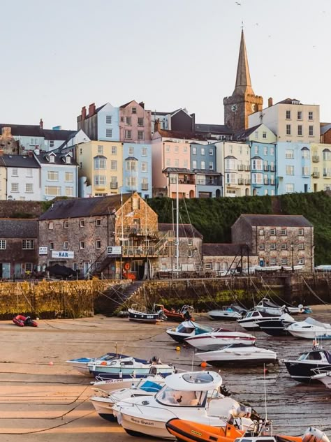 Things to do in Tenby | Tenby Harbour | Visit Wales Tenby Wales, Pembrokeshire Coast Path, Castle Beach, Wales Holiday, Pembrokeshire Coast, Visit Wales, Travel Uk, Uk Holidays, Destinations Travel