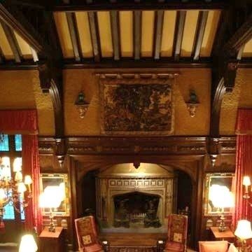 Glenridge Hall, Tudor Castle, Salvatore Boarding House, Vampire House, Ribbed Vault, Inglenook Fireplace, Suburban House, Boarding House, Georgia Homes