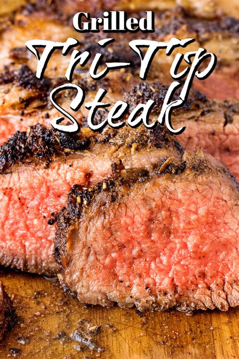 Tri Tip Steak Recipes, Tritip Recipes, Cooking Tri Tip, Beef Loin, Tri Tip, Grilled Beef, Smoked Food Recipes, How To Grill Steak, Roast Recipes