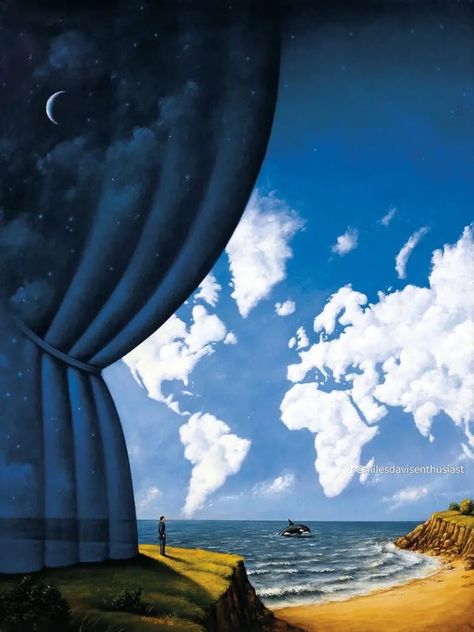 Robert Gonsalves, Rafal Olbinski, Surealism Art, Magic Realism, Realism Painting, Surrealism Painting, Album Cover Art, Elements Of Art, Surreal Art