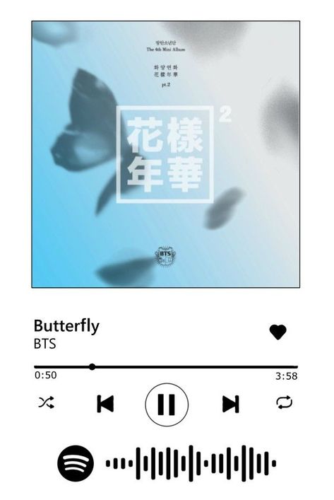 Bts Spotify Aesthetic, Butterfly Bts, Bts Butterfly, Spotify Template, Bts Spotify, Spotify Design, Butterfly Songs, Musica Spotify, Music Collage