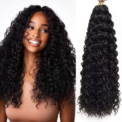 Marilyn Hairs Long Premium Curly Crochet Hair Extension | Jumia Nigeria Long Curly Weaves For Black Women, Crochet Long Curly Hair, Curly Extensions Black Women, Long Curly Crochet Hair Styles, Long Crochet Hairstyles, Crochet Kanekalon Hair, Braids With Kanekalon Hair, Long Curly Crochet Hair, Knotless Crochet Braids