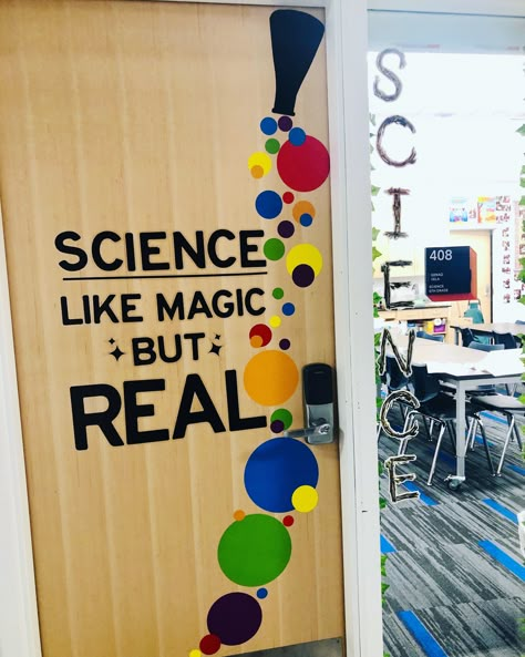 Science Lab Door Decorations, Science Teacher Door Decorations, High School Biology Classroom Decorations Ideas, Science Classroom Door Decorations, Biology Lab Decoration Ideas, Lab Door Decorations, Science Door Decorations Classroom, Anatomy Classroom Decorations, Science Boards Display Ideas