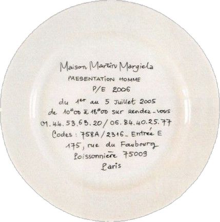 Fashion Invitation, Fashion Show Invitation, Another Magazine, The Frankie Shop, Frankie Shop, Martin Margiela, Postmodernism, Decorative Plates, Fashion Show