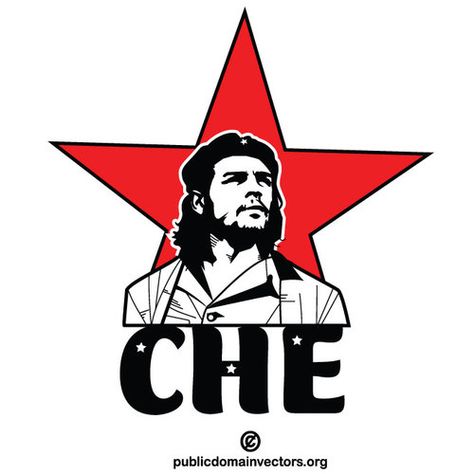 Che Guevara revolution symbol.ai | Public domain vectors Revolution Symbol, Che Guevara Photos, Che Guevara Images, Che Guevara Quotes, Che Guevara Art, Bob Marley Art, Ernesto Che Guevara, Funny Vinyl Decals, Ernesto Che