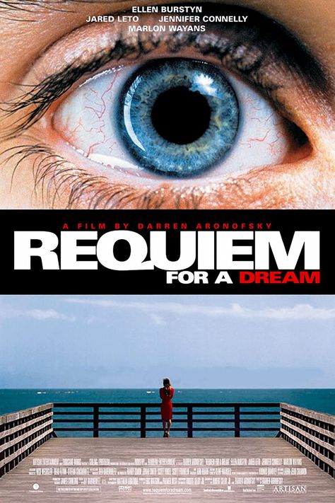 Requiem Of A Dream, Ellen Burstyn, Marlon Wayans, Requiem For A Dream, Darren Aronofsky, Classic Poster, Septième Art, I Love Cinema, Jennifer Connelly