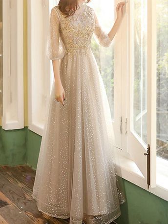 Simple Wedding Dress Boho, Cheap Prom Dresses Online, Vintage Wedding Dress Boho, Simple Gowns, Dress High Neck, Bridal Dress Fashion, Occasion Dresses Wedding, Evening Party Gowns, Formal Evening Dress