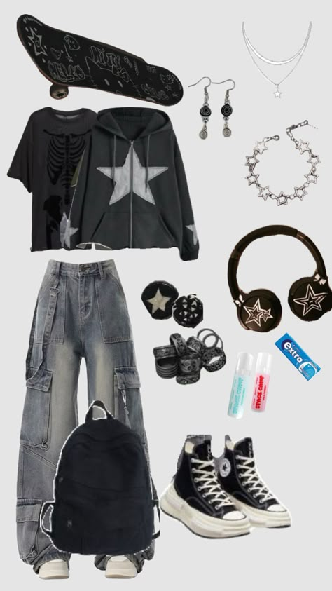 #grunge #grungeaesthetic #spacecampwellness #baggy #fyp Dull Core Outfit, Grunge Outfits Modest, Baggy Clothes Grunge, Baggy Clothes Aesthetic Grunge, Casual Emo Outfits, Baggy Grunge Outfit, Grunge School Outfits, 80s Grunge Outfits, 2000s Alt Fashion