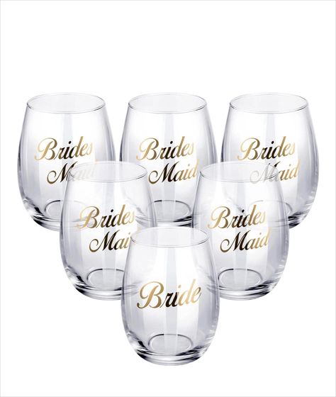 NUOGO BRIDESMAID Engagement Bachelorette Bridesmaids Plastic Wine Cups, Stemless Champagne Flutes, Bridesmaid Wine, Plastic Wine Glasses, Bachelorette Party Supplies, Brides Babes, Bachelorette Party Games, Bridesmaid Proposal Box, Bridesmaid Proposal Gifts