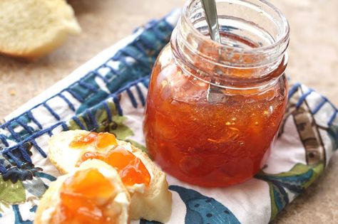 Peach Habanero Jam, Hot Pepper Jam, Habanero Jam, Habanero Jelly, Pepper Jam, Cut Sugar, Peach Jam Recipe, Peach Jelly, Frozen Peaches