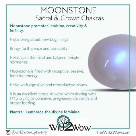 Moonstone Moonstone Meaning, Healing Crystal Bracelets, Stone Meanings, Crystals Healing Properties, Spiritual Crystals, Gemstone Meanings, Crystal Therapy, Crystal Healing Stones, Crystal Healing Bracelets