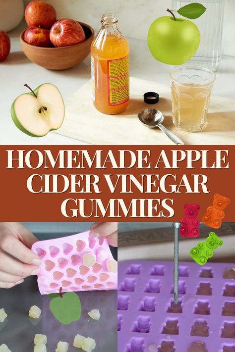 Make your own ACV gummies at home in under 30 minutes with just a few ingredients! Enjoy the health benefits of ACV without the taste! #gummies #homemadecandy #acv #acvgummies Fire Cider Gummies, Acv Gummies Recipe, Benefits Of Acv, Homemade Apple Cider Vinegar, Apple Cider Vinegar Lemon, Best Apple Cider Vinegar, Make Apple Cider Vinegar, Apple Cider Vinegar Recipes, Vitamin C Gummies