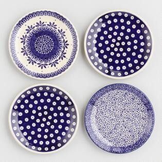 Boleslawiec Pottery, Appetizer Salad, Polish Pottery Boleslawiec, Appetizer Plates Set, Stoneware Dinnerware, Fine Ceramic, Porcelain Dinnerware, Affordable Home Decor, Dessert Plates