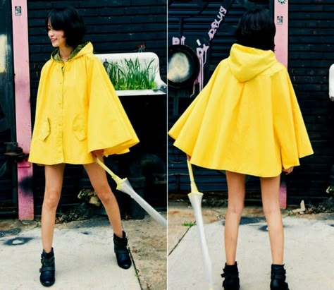 Ponch paco Rain Poncho Outfit, Cute Rain Coat, Yellow Raincoat Outfit, Rain Coat Outfit, Cute Raincoat, Yellow Rain Coat, Rain Boot Outfit, Cute Raincoats, Baby Raincoat