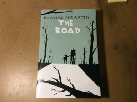 Image found on: https://brunoseeligsketches.tumblr.com/post/137236533984/book-cover-from-cormac-mccarthys-the-the-road/amp The Road Cormac Mccarthy, The Road Book, Cormac Mccarthy, Coffee Shop Design, Book Jacket, Book List, Ravenclaw, Jacket Design, Book Cover Design