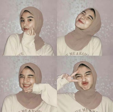 Pose Selfie Hijab, Selfie Ideas Hijab, Selfie Tutorial, Selfie Hijab, Instagram Theme Feed, Hijab Aesthetic, Self Portrait Poses, Selfie Poses Instagram, Stylish Photo Pose