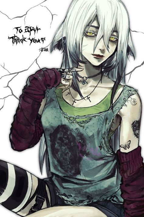 Styl Goth, Arte Peculiar, Zombie Girl, Japon Illustration, Art Poses, Cute Art Styles, Art Block, Art Inspiration Drawing, White Hair