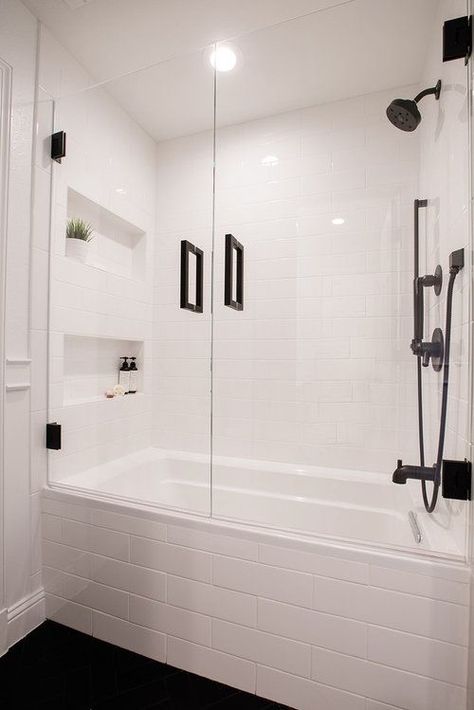 Bathtub Shower Combo, Tub Remodel, Guest Bathroom Remodel, Bathroom Tub Shower, Full Bathroom Remodel, Bathtub Remodel, Bathroom Redesign, Bathroom Remodel Shower, Bathroom Remodel Designs