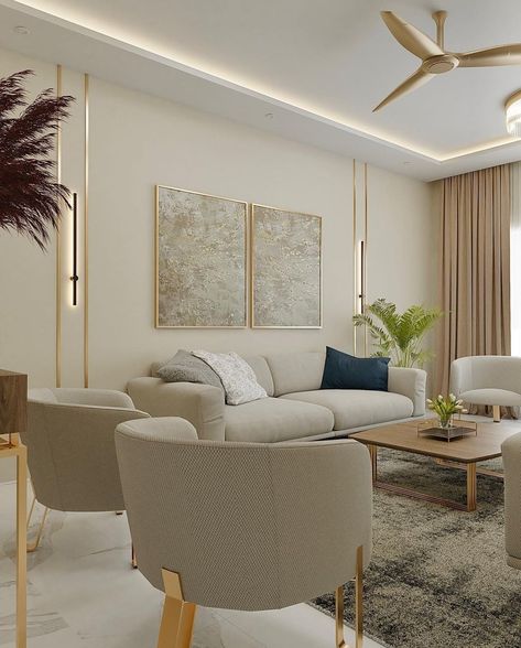 Simple Living Room Decor, Guest Room Design, Latest Living Room Designs, Hall Interior Design, Dinning Room Design, Apartment Living Room Design, White Interior Design, Living Room Design Inspiration, Living Room Sofa Design