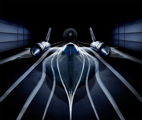 Random Wind Tunnel and Smoke Pictures Thread - Page 35 - Fuel ... Lockheed Sr-71 Blackbird, Lockheed Sr 71, Spy Plane, Sr 71 Blackbird, Sr 71, Wind Tunnel, Military Jets, Aviation Photography, Fighter Planes