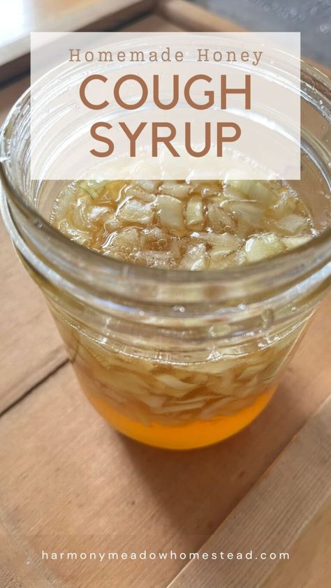 How to Make Homemade Cough Syrup with Honey Honey Cough Syrup, Honey Onion, Herbal Cough Syrup, Cough Syrup Recipe, Natural Cough Syrup, Homemade Cough Syrup, Lemon Health Benefits, Persistent Cough, Tea Health Benefits