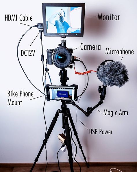 Recording Setup Youtube, Camera Studio Room, Filming Setup Youtube, Podcast Camera Setup, Filming Studio Aesthetic, Youtube Recording Setup, Youtube Filming Setup Aesthetic, Camera Setup For Youtube, Vlogging Room Ideas