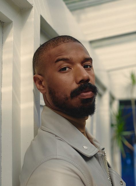 Michael b. Jordan ❤ Tapered Beard, Michael Bakari Jordan, Mustache Styles, Black Men Beards, Black Men Haircuts, Michael B Jordan, Black Actors, Beard Styles, Celebrities Male