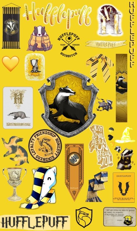 ;-; Hufflepuff Notebook, Badger Hufflepuff, Hufflepuff Tattoo, Wall Calendar Design, Books Stickers, Potter House, Hufflepuff Aesthetic, Harry Potter Hedwig, Hufflepuff House