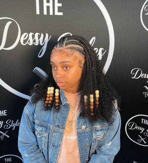 Stitch Braids With Quick Weave, Braids With Quick Weave, Black Hair 90s, Goddess Braids Hairstyles, Box Braids Hairstyles For Black Women, Stitch Braids, Pretty Braided Hairstyles, Quick Weave, Braided Hairstyles For Black Women