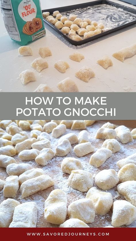 Recipe Gnocchi, Difficult Recipes, Gnocchi Potato, Gnocchi Recipes Easy, Italian Gnocchi, Gnocchi Recipes Homemade, Making Gnocchi, Gnocchi Recipe, Recipe Italian