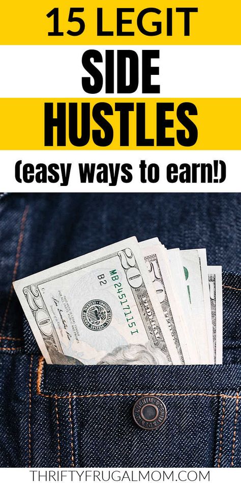 Earn extra money with these legit side hustle ideas! The list includes work from home options and options with flexible hours and they are all relatively easy to do! Nurse Side Hustle, Legitimate Side Hustles, Realistic Side Hustles, Side Hustle Using Phone, Side Hustles Worldwide, Easy Side Hustles, Extra Money On The Side, Side Hustle Money, Most Lucrative Side Hustle