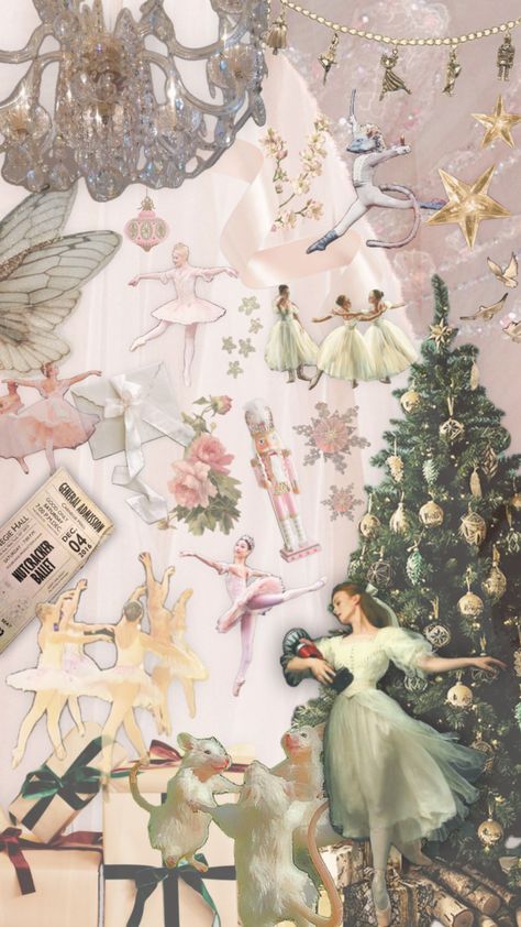 #thenutcracker #nutcracker #ballet #balletcore #music #pink #pastel #dance #christmas #holiday Sugarplum Christmas, Ballet Wallpaper, Dance Christmas, Pink Xmas, Fairy Aesthetic, Nutcracker Ballet, Pink Ballerina, Pink Pastel, Merry Little Christmas