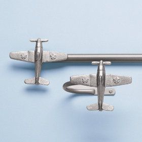 Airplane Curtain Rods & Holdbacks Plane Bedroom, World Traveler Nursery, Airplane Bedroom, Airplane Boys Room, Aviation Room, Aviation Nursery, Airplane Room, Organization College, Rustic Centerpiece