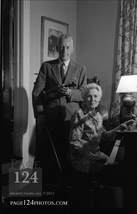 Bill W. with his wife, Lois. He would play violin and she would accompany him on a grand piano they bought during his drinking years. David R Hawkins, Play Violin, Recovery Humor, Bill W, Al Anon, Stoicism Quotes, Rehab Center, Physicists, 12 Steps