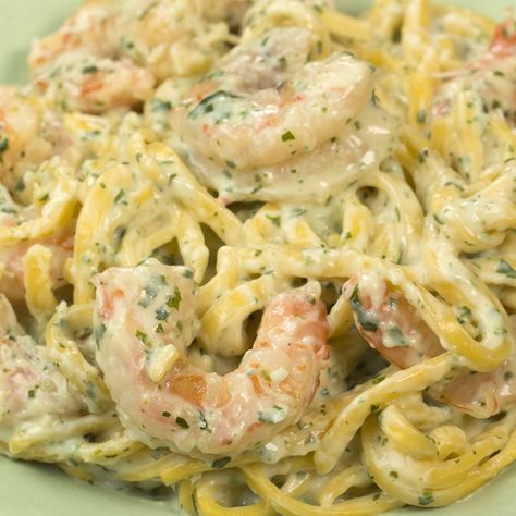 Pasta Shrimp Recipes, Recipes Noodles, Pasta Shrimp, Pasta Cheese, Creamy Pasta Recipes, Sauce Pasta, Alfredo Sauce Recipe, Recipes Pasta, Tasty Videos