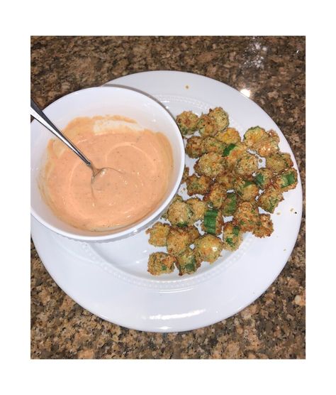 Fresh Fried Okra In Air Fryer, Air Fry Okra Fresh, Air Fry Frozen Breaded Okra, Air Fried Okra No Breading, Air Fryer Okra Fresh Breaded, Baked Okra, Roasted Okra, Okra Recipes, Fruit Salsa