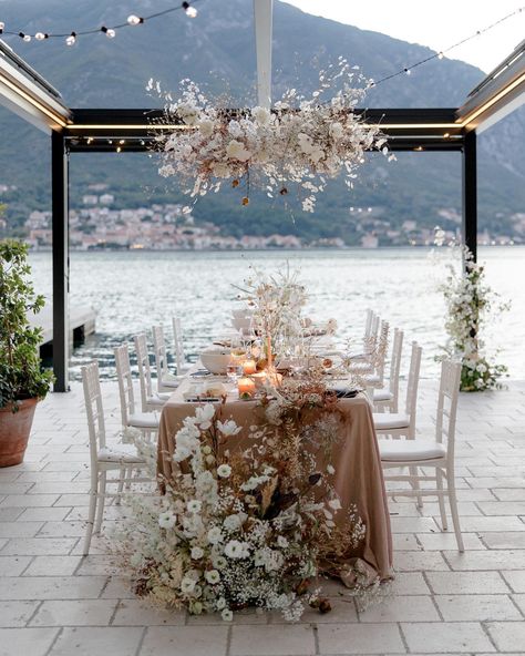 Paros Wedding, Montenegro Wedding, Event Design Ideas, Dream Wedding Venues, Wedding Event Design, European Wedding, Private Wedding, Maternity Leave, Wedding Table Decorations