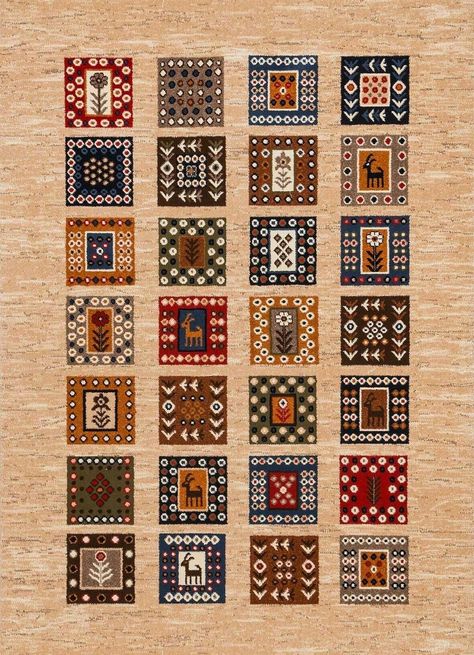 달력 디자인, Persian Rug Designs, Small Couch, Persian Art Painting, Geometric Pattern Art, Kilim Pattern, Rugs Modern, Persian Motifs, Islamic Art Pattern